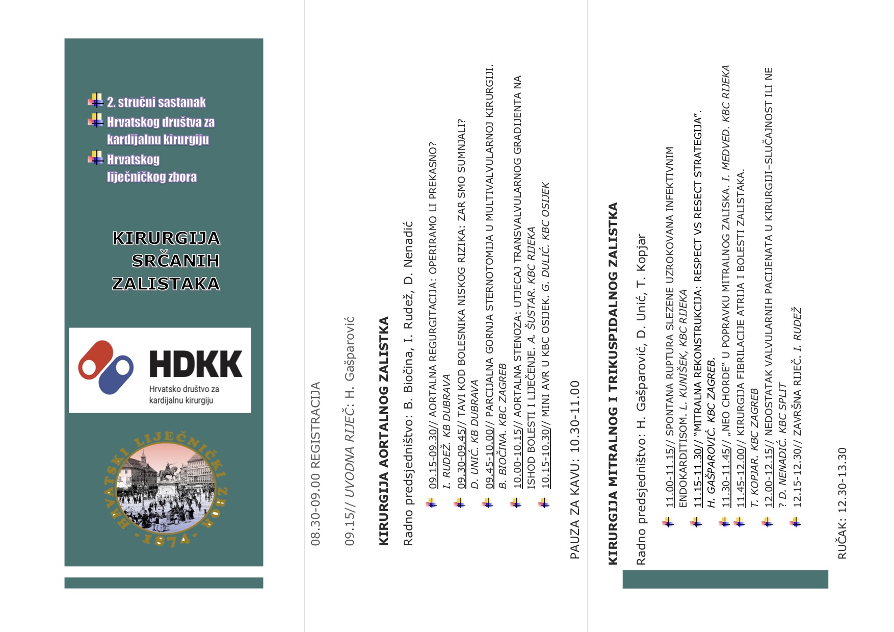 Program 2. stručnog sastanka HDKK